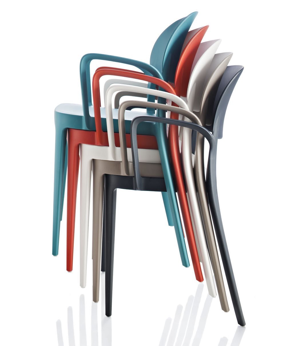 Amy Stackable Chair by Valerio Sommella Studio for Alma Design