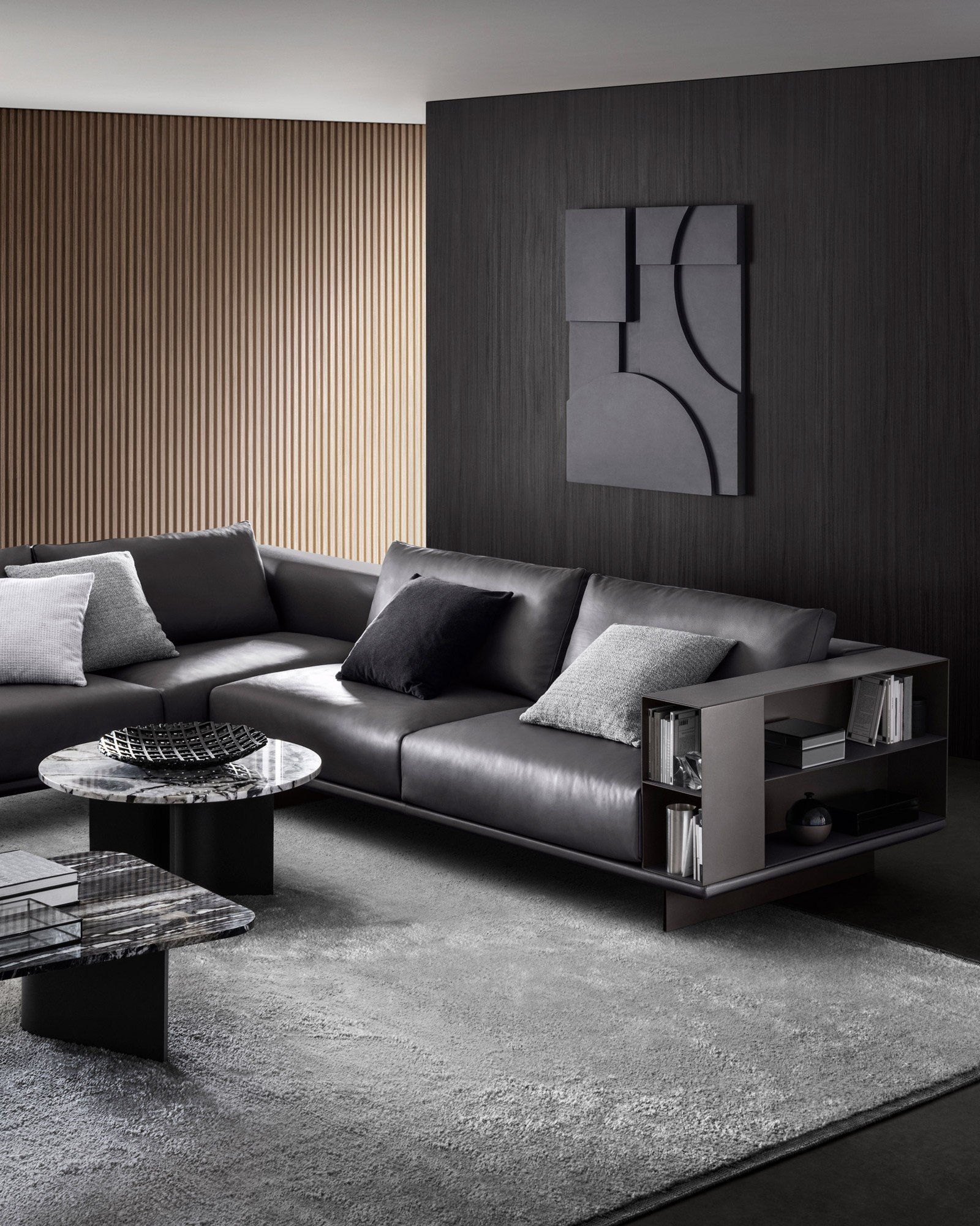 Asso Suspended Sofa by Valerio Sommella Studio for 4mariani
