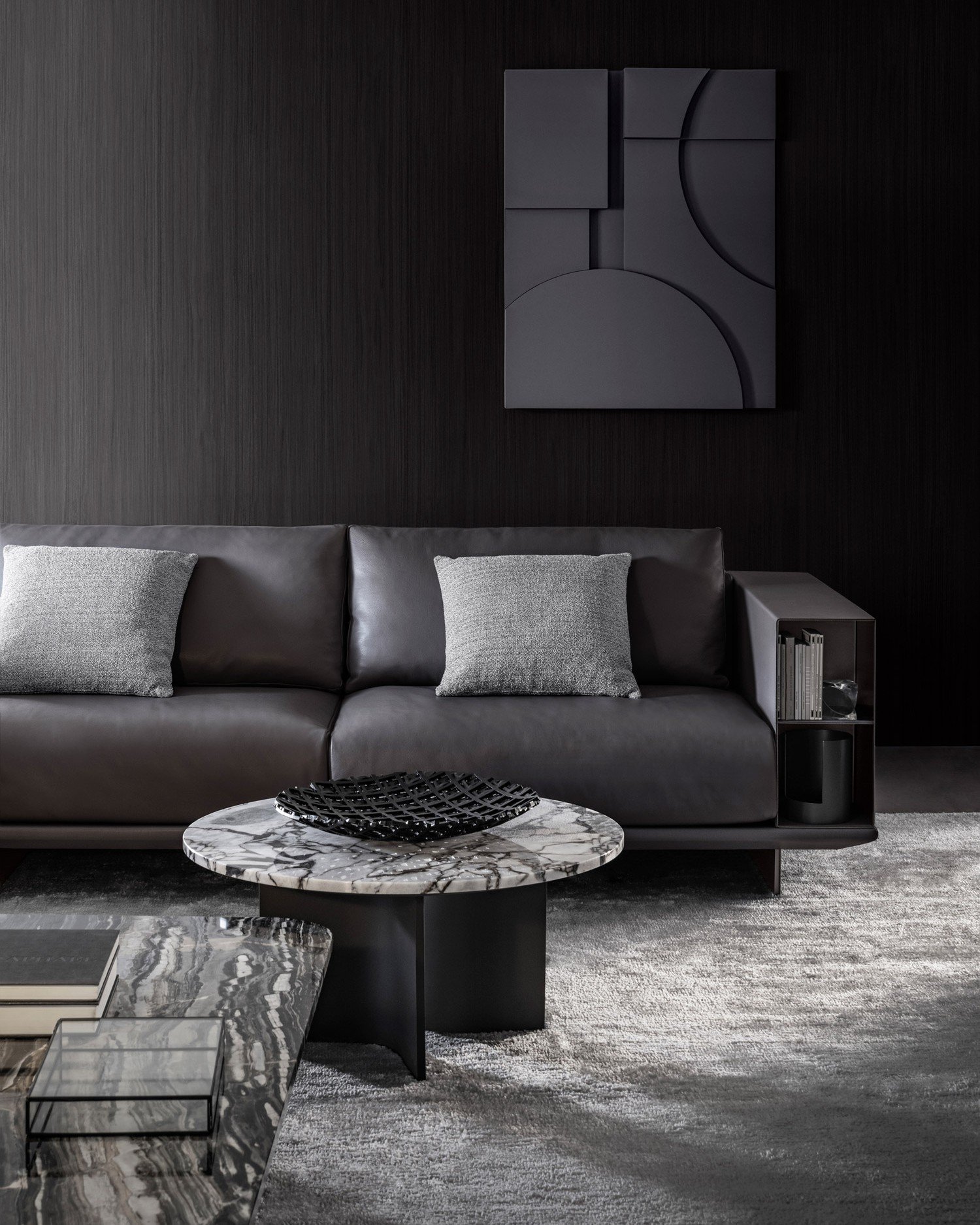 Asso Suspended Sofa by Valerio Sommella Studio for 4mariani