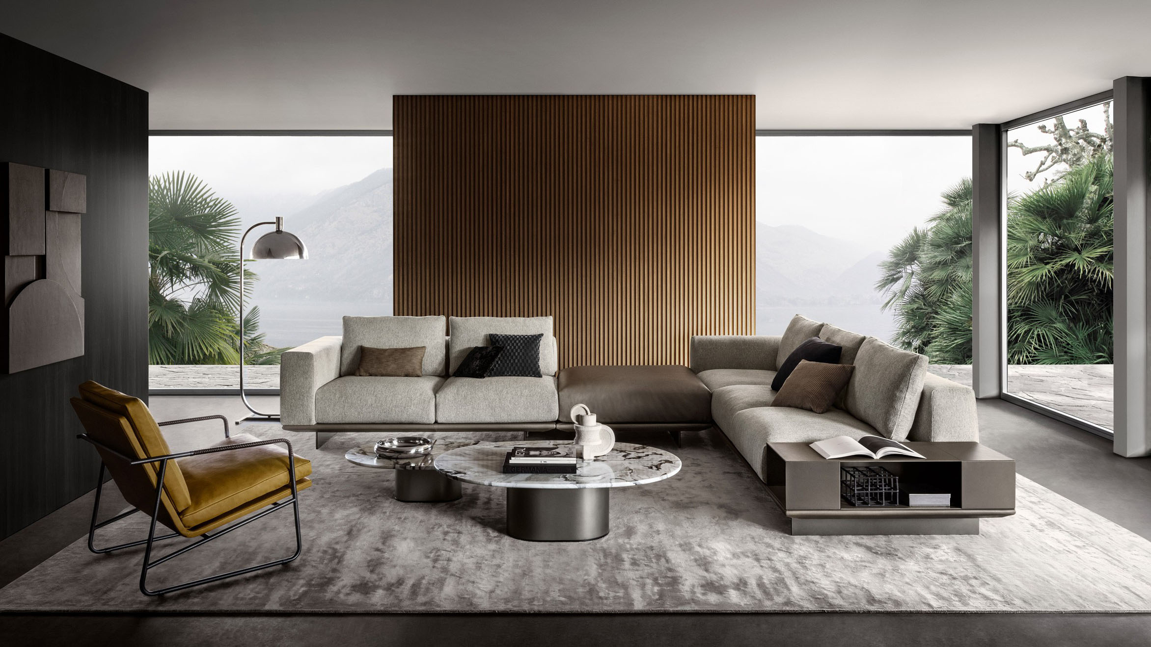 Asso Suspended Sofa by Valerio Sommella Studio for 4mariani