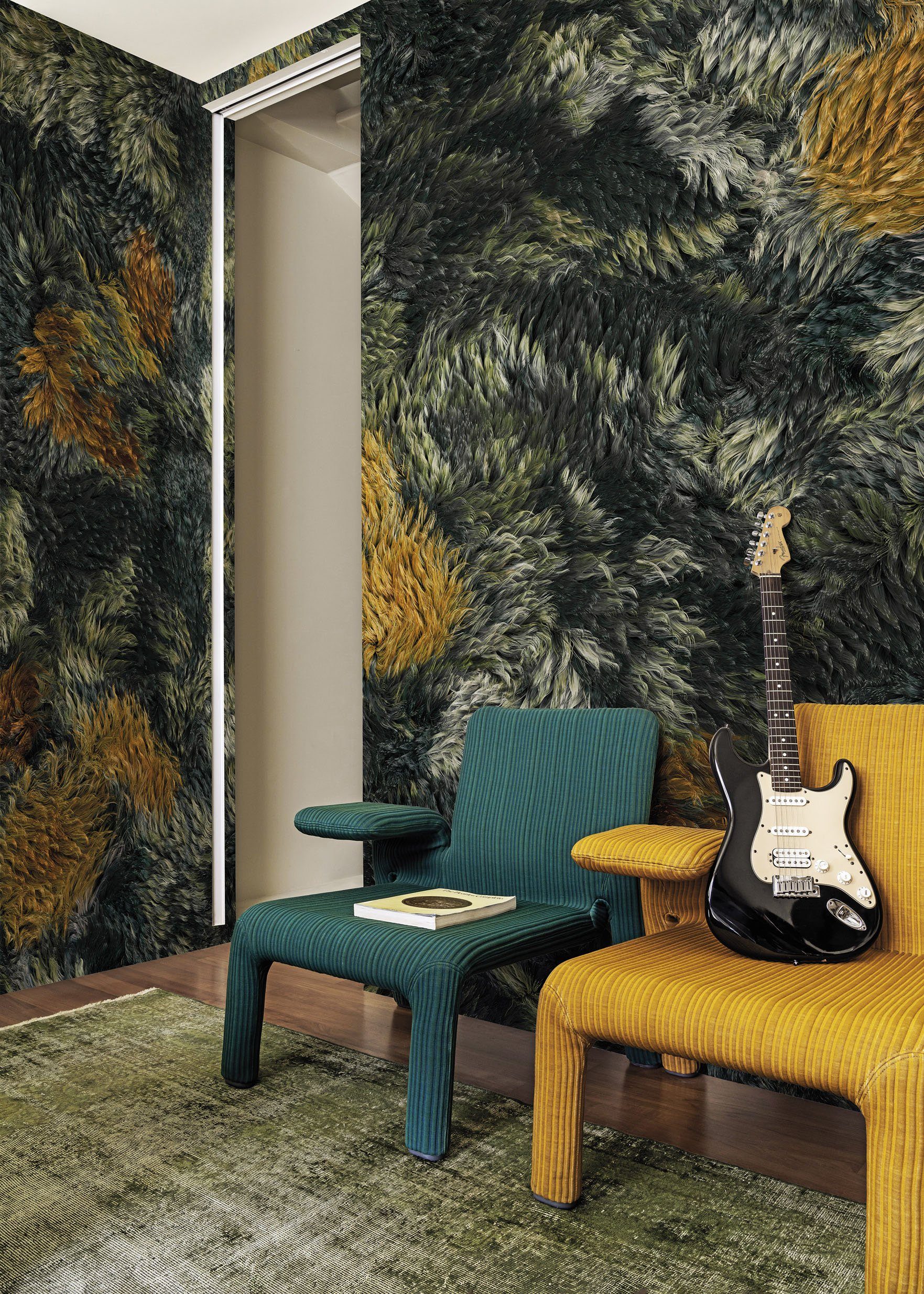 Flower Jungle Wallpaper Collection by Valerio Sommella Studio for Londonart