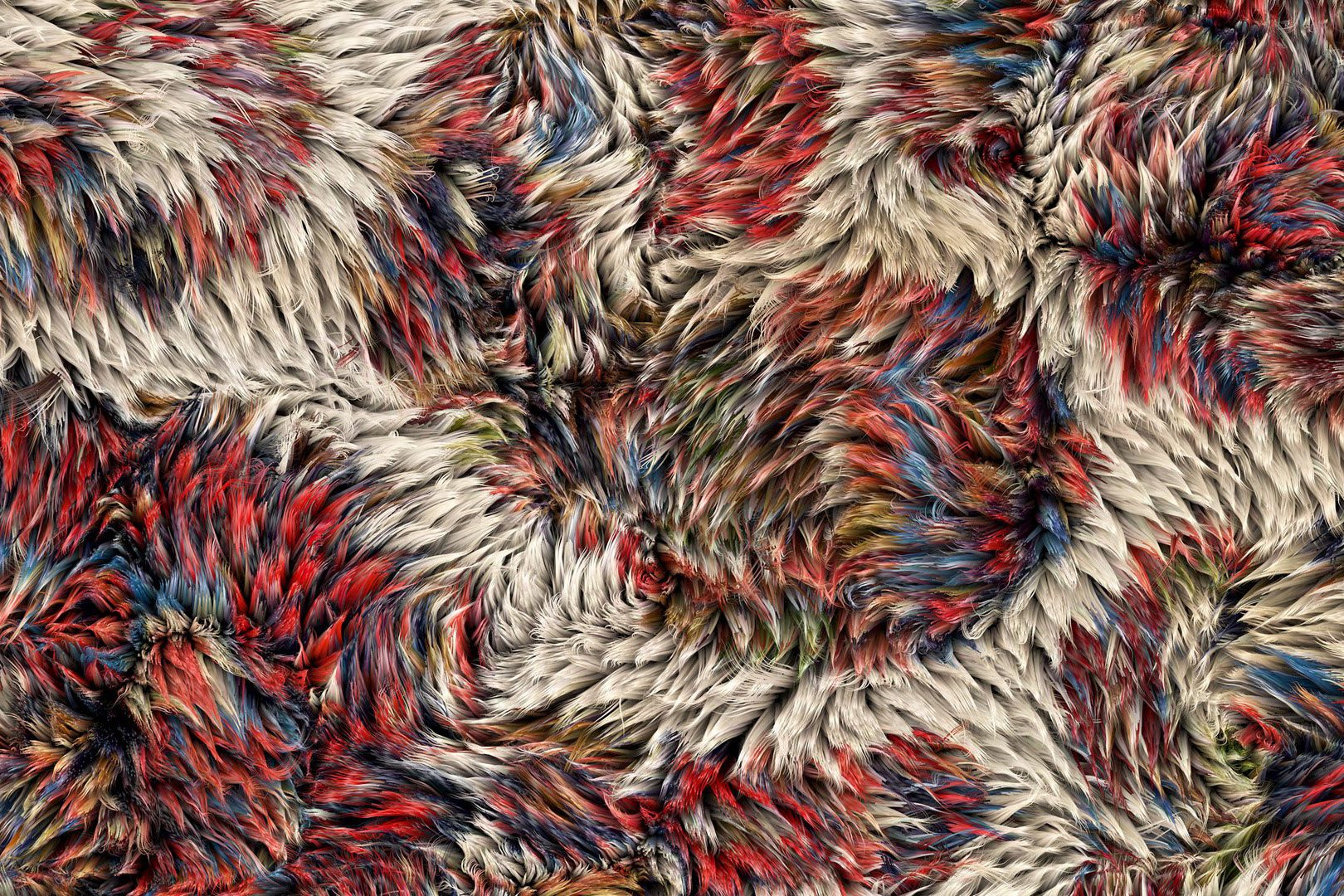 Fur Rugs Carpet & Rug Collection by Valerio Sommella Studio for Moooi
