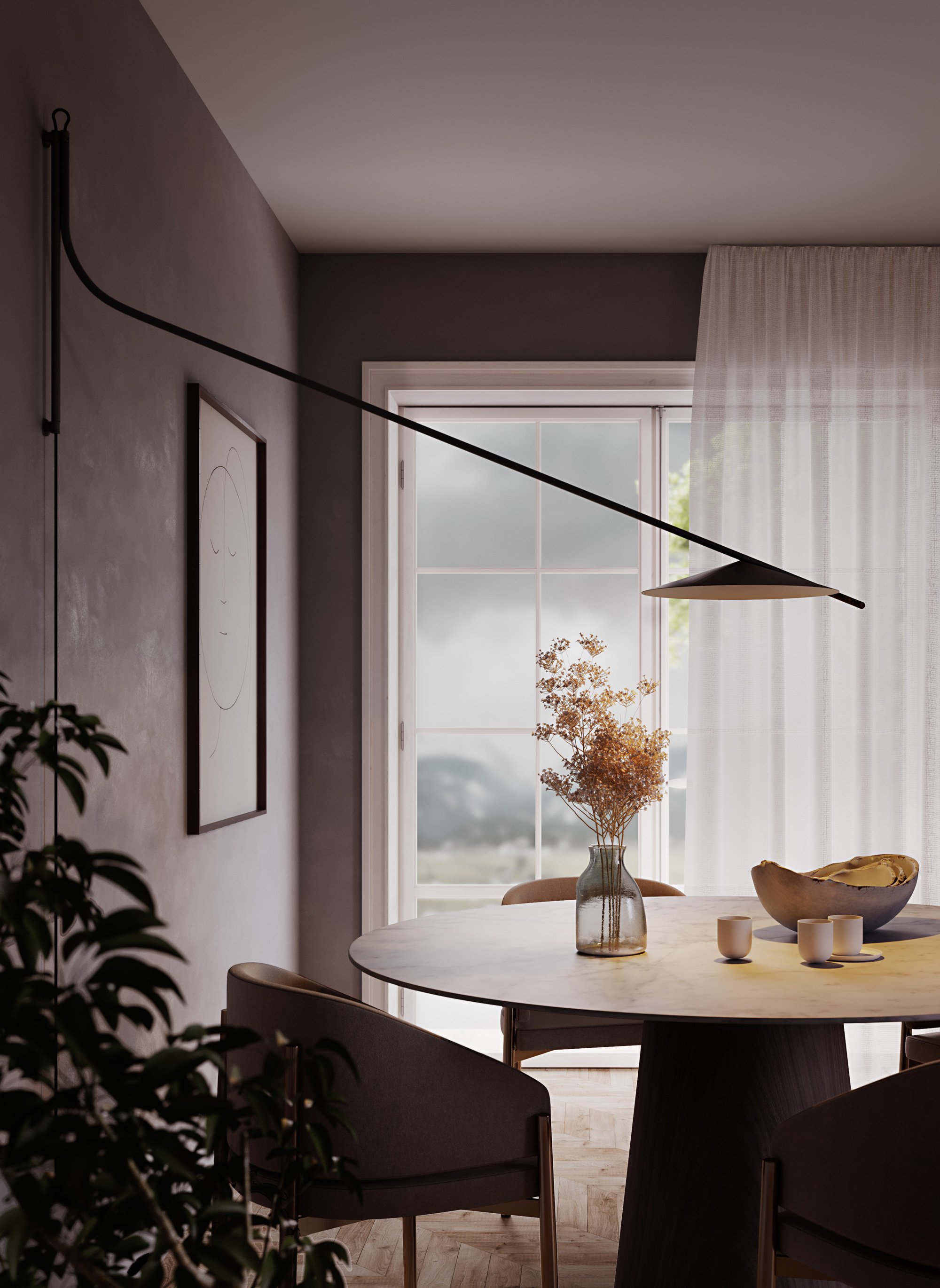 Glifo Wall & Reading Lamp by Valerio Sommella Studio for Penta