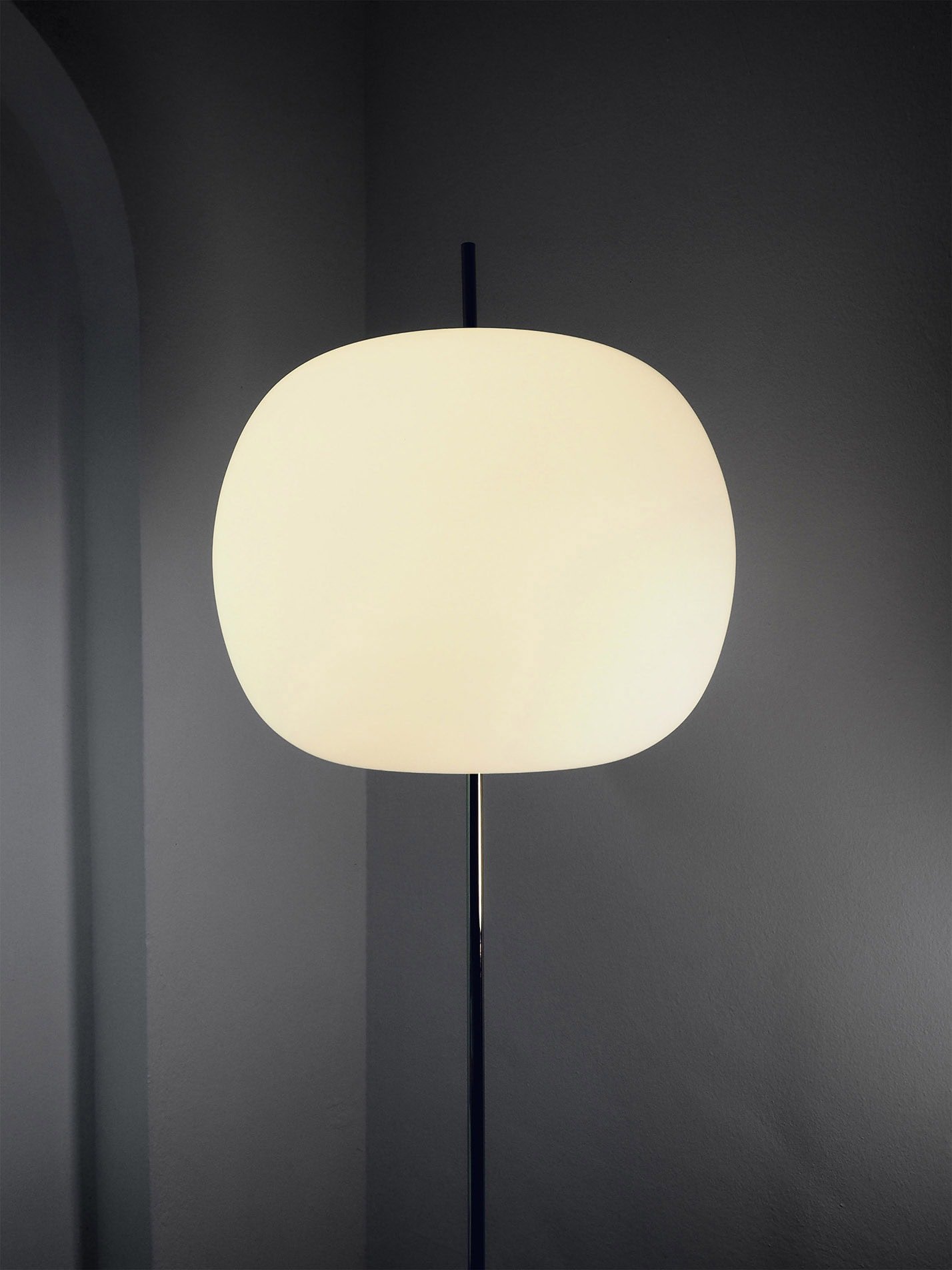 Kushi Blown Glass Lamp by Valerio Sommella Studio for Kdln