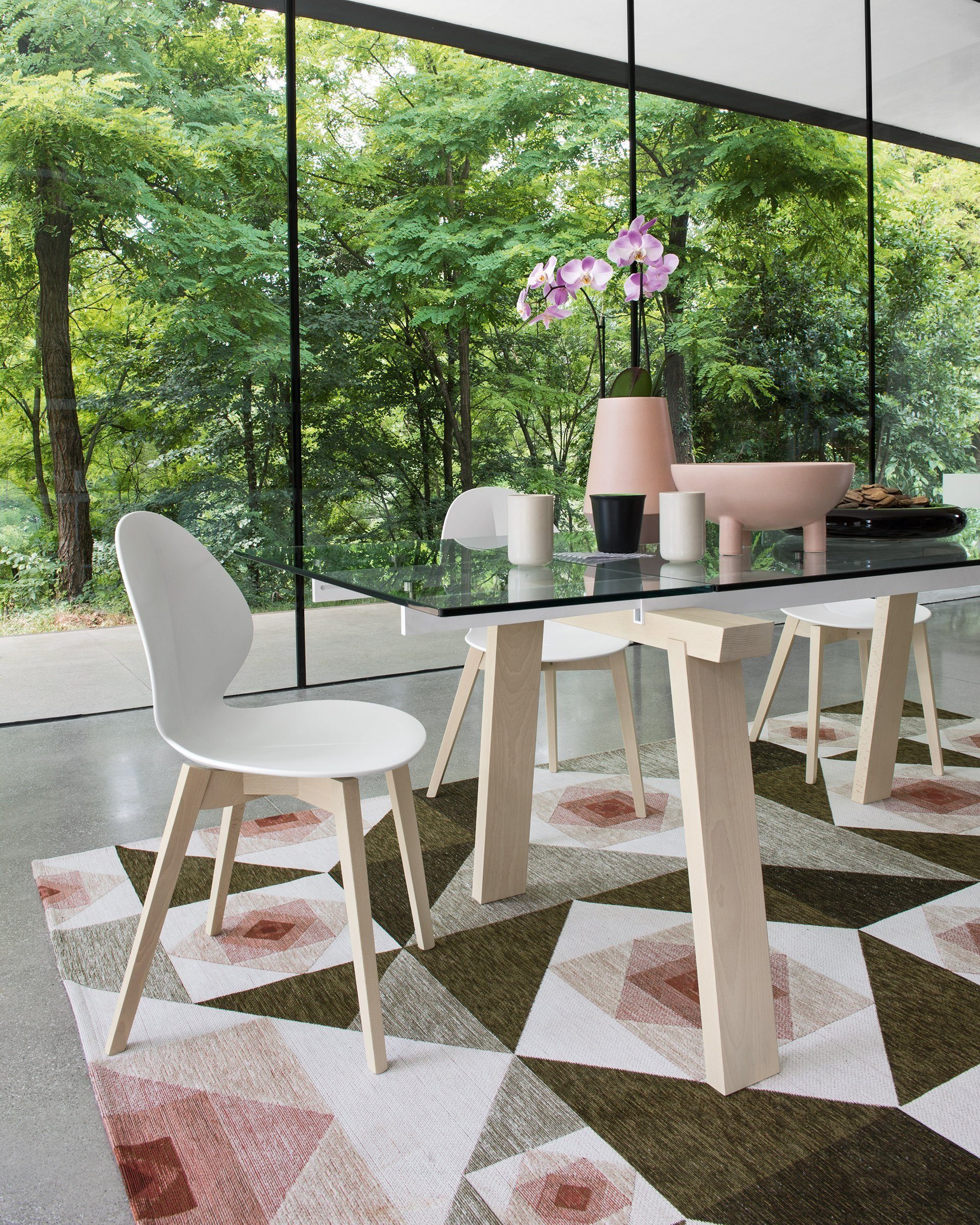 Rose Jacquard Rug by Valerio Sommella Studio for Calligaris