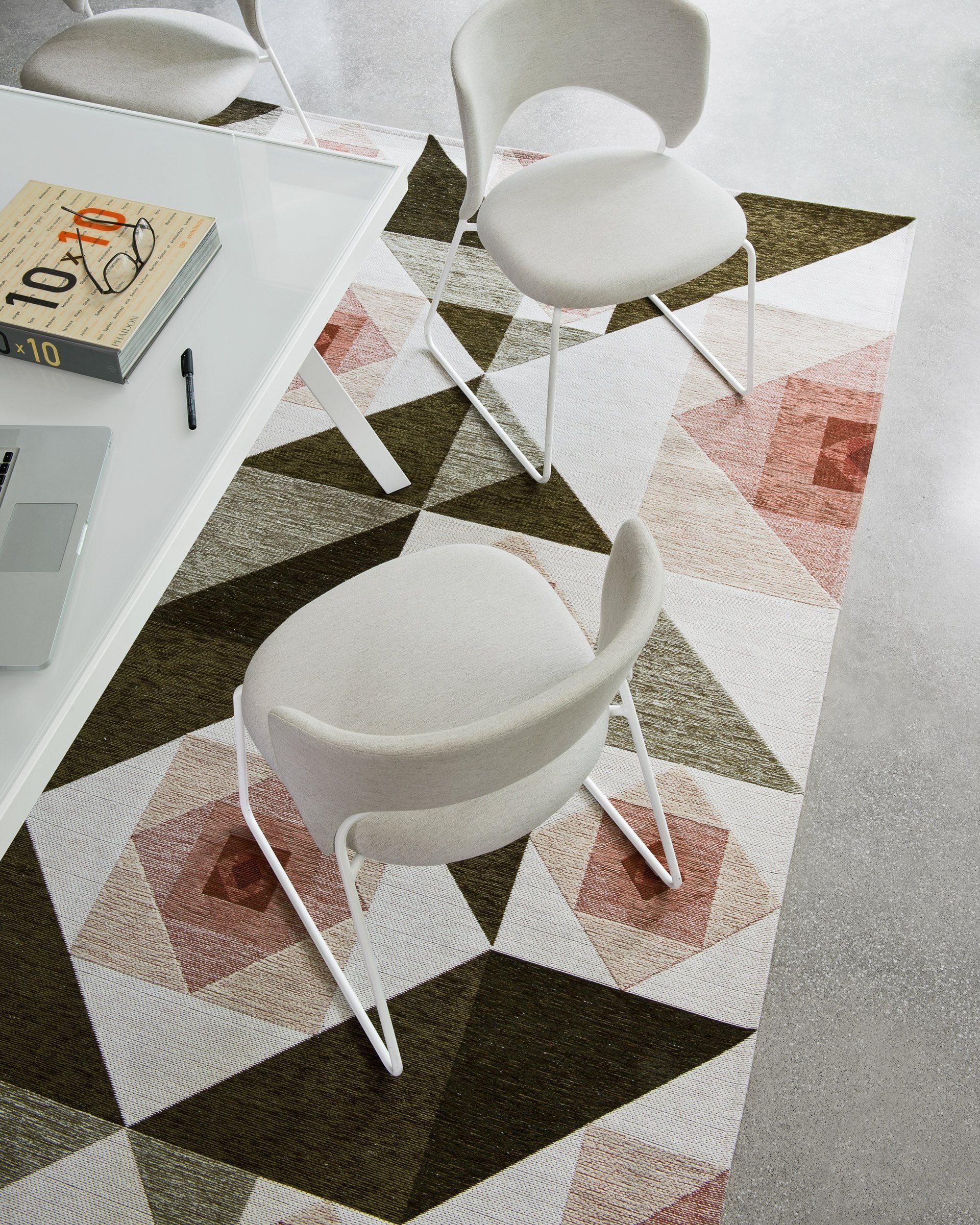 Rose Jacquard Rug by Valerio Sommella Studio for Calligaris