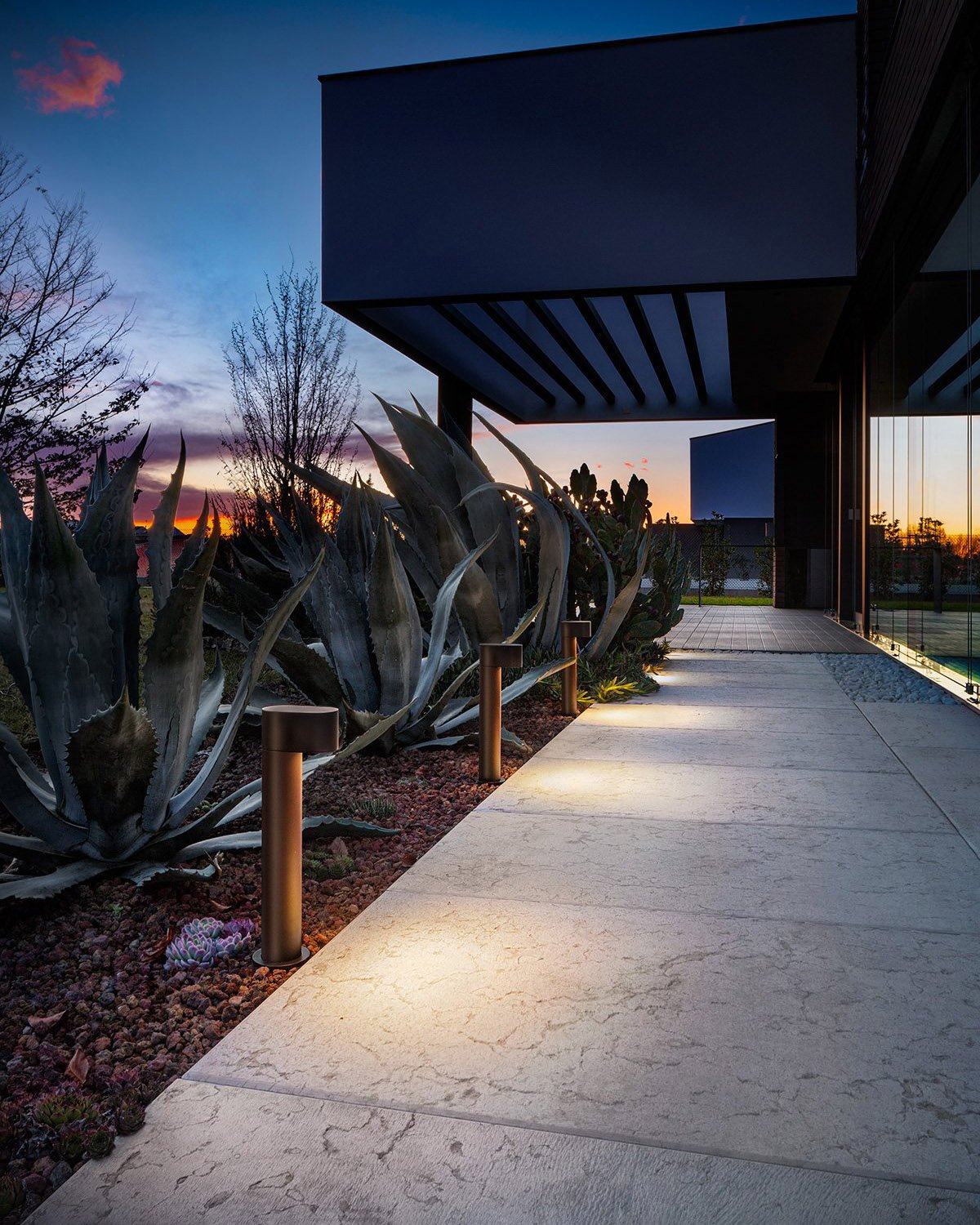 Ted Outdoor Bollard Light by Valerio Sommella Studio for Dga