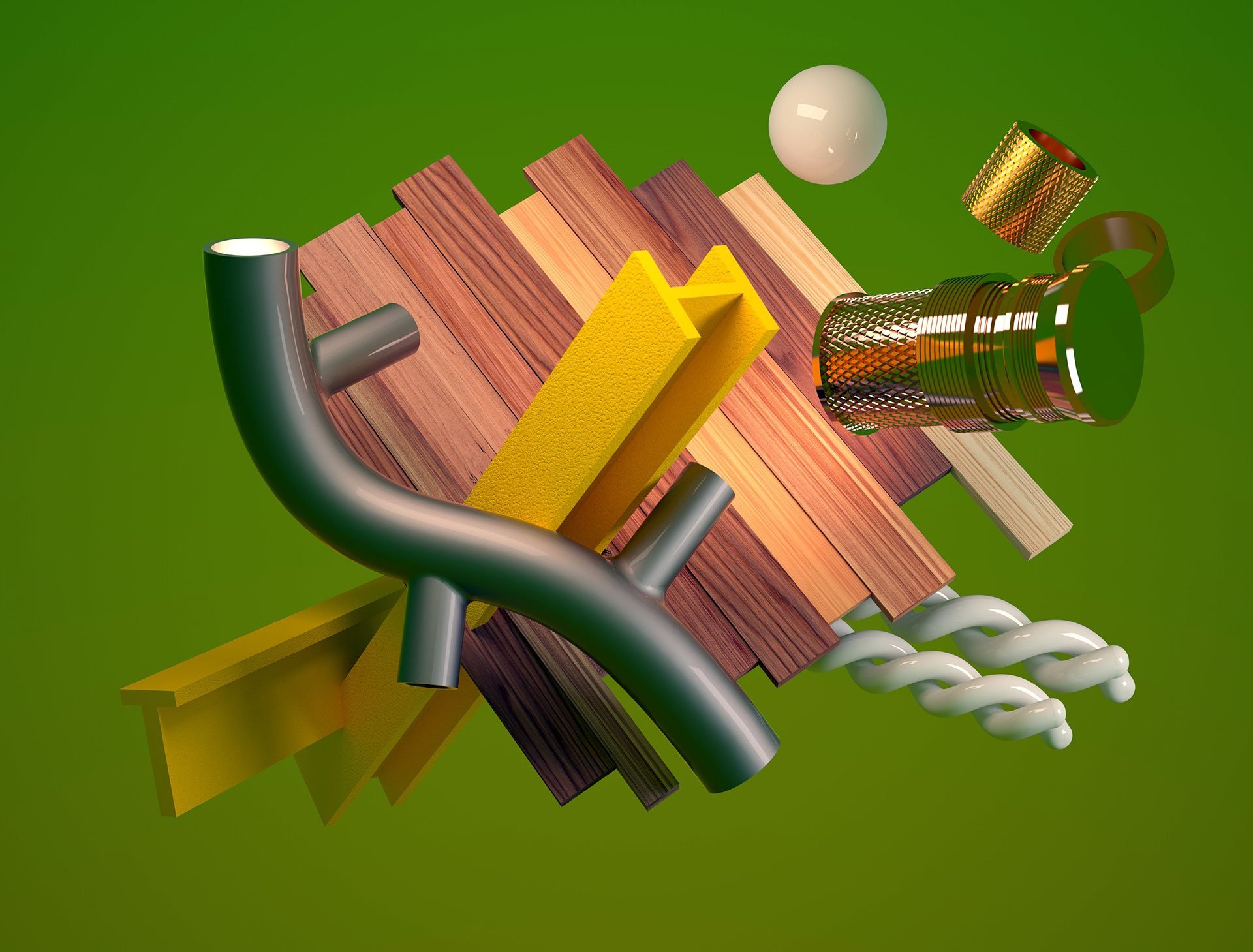 Visual Landscapes Graphic Artwork by Valerio Sommella Studio for Apple