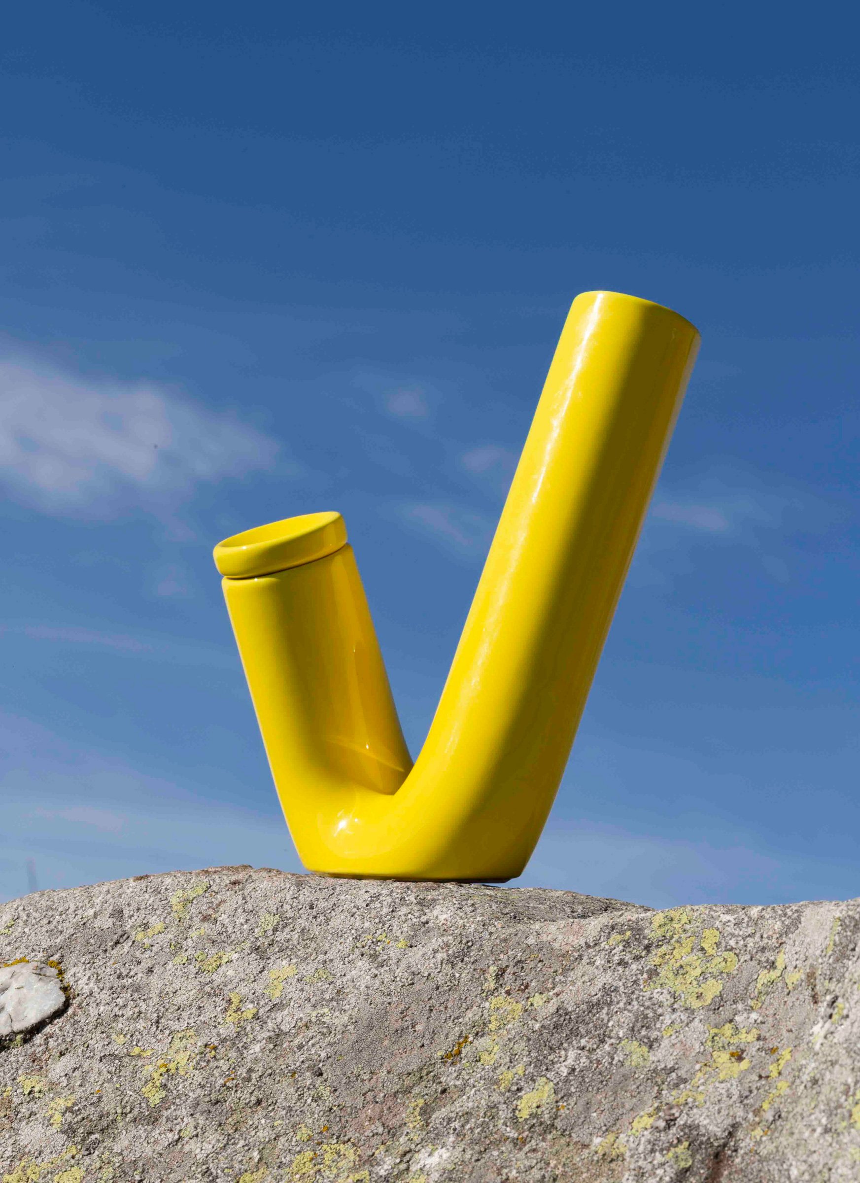 VS001 Porcelain Design Object by Valerio Sommella Studio for Weed'd