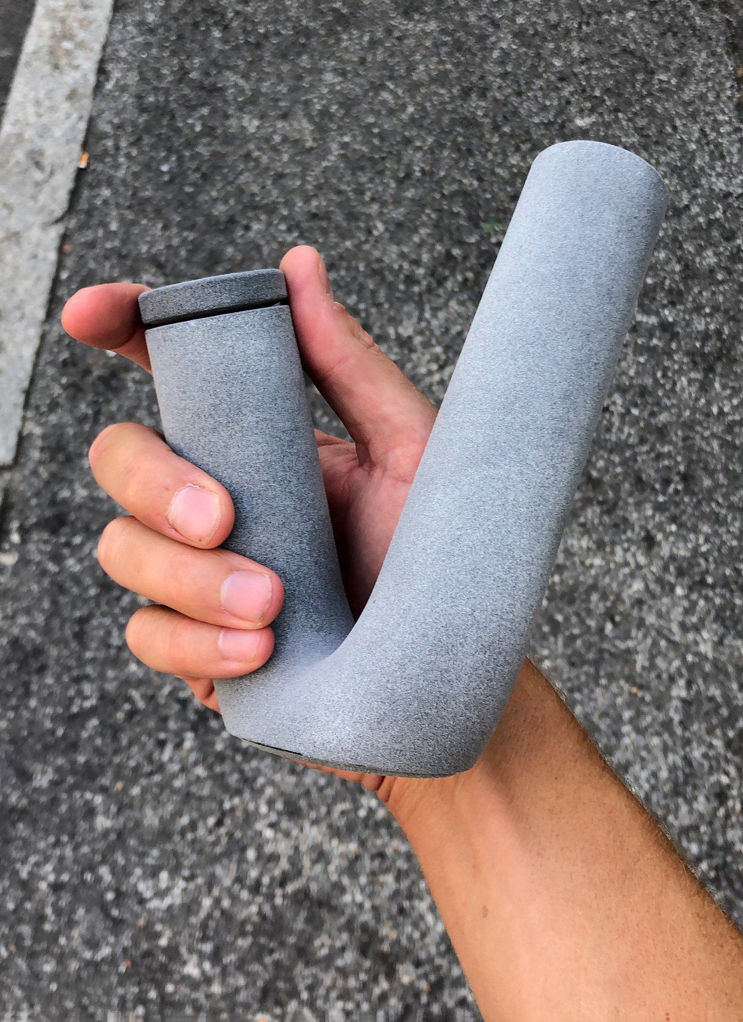 VS001 Porcelain Design Object by Valerio Sommella Studio for Weed'd