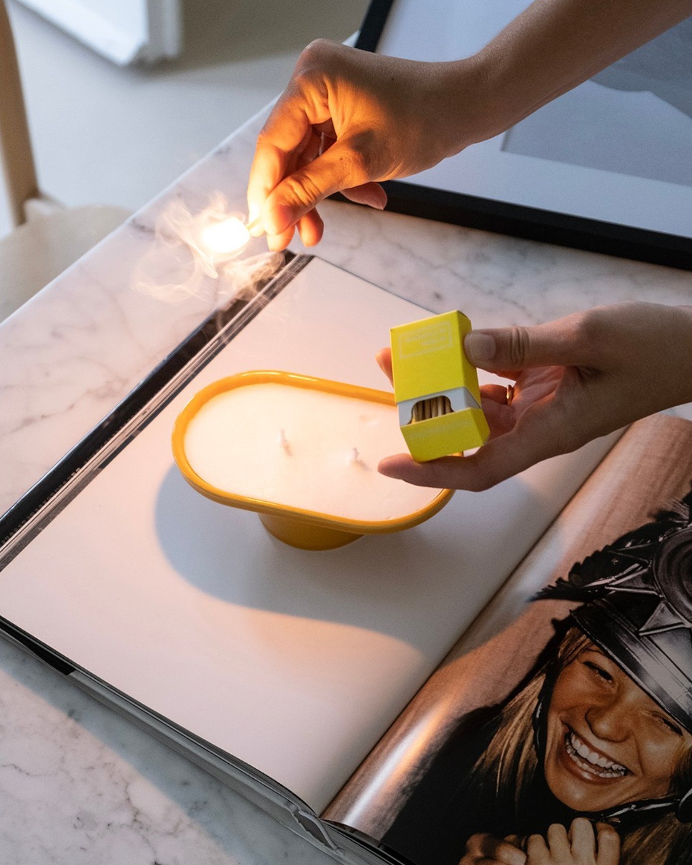 VS02 Ceramic Candle by Valerio Sommella Studio for Weed'd